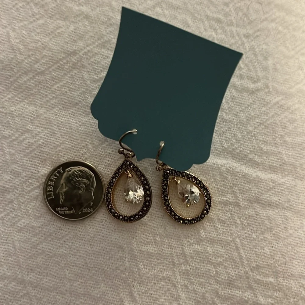 Dangling earrings, costume jewelry